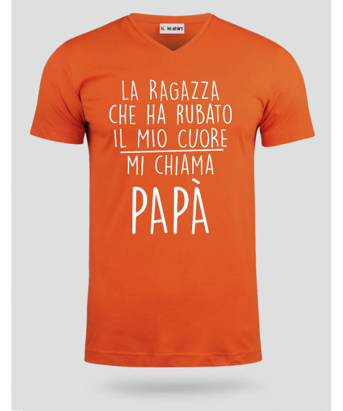 Rubato il cuore T-shirt Scollo V