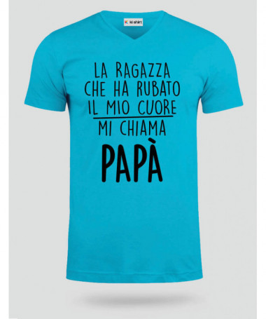 Rubato il cuore T-shirt Scollo V
