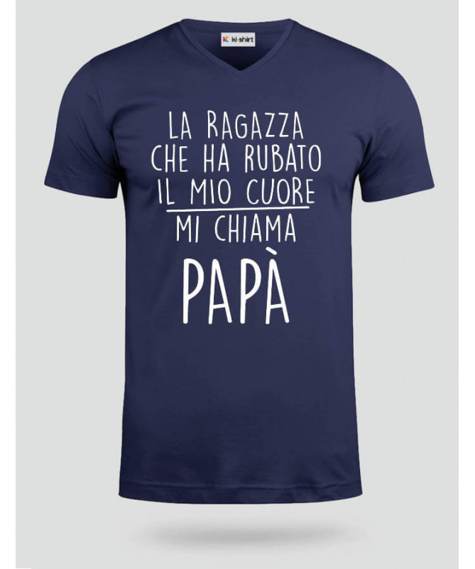 Rubato il cuore T-shirt Scollo V