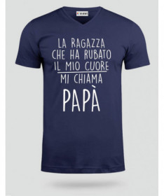 Rubato il cuore T-shirt Scollo V