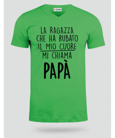 Rubato il cuore T-shirt Scollo V