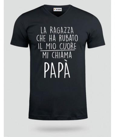 Rubato il cuore T-shirt Scollo V