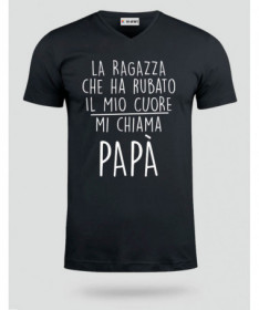 Rubato il cuore T-shirt Scollo V