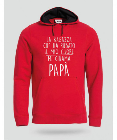 Rubato il cuore Felpa Premium con cappuccio Uomo