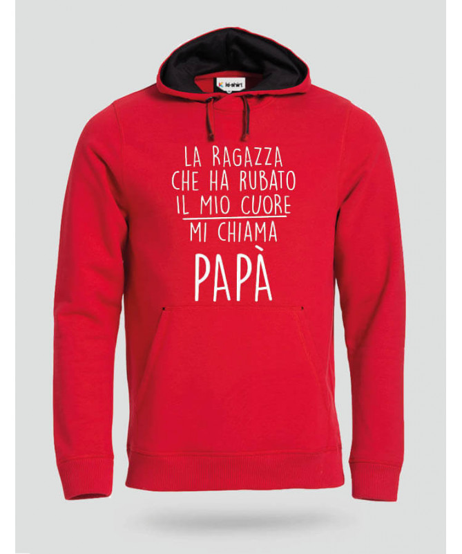 Rubato il cuore Felpa Premium con cappuccio Uomo