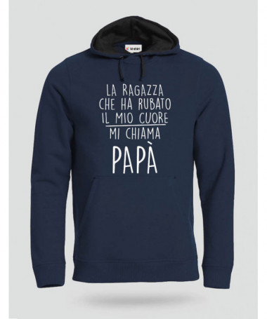 Rubato il cuore Felpa Premium con cappuccio Uomo