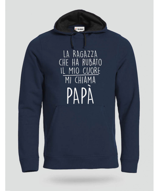 Rubato il cuore Felpa Premium con cappuccio Uomo