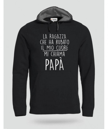 Rubato il cuore Felpa Premium con cappuccio Uomo