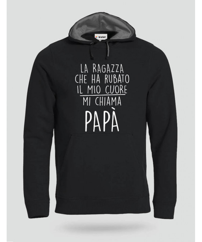 Rubato il cuore Felpa Premium con cappuccio Uomo