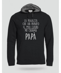 Rubato il cuore Felpa Premium con cappuccio Uomo