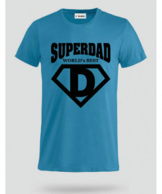 Super Dad T-shirt Basic Uomo