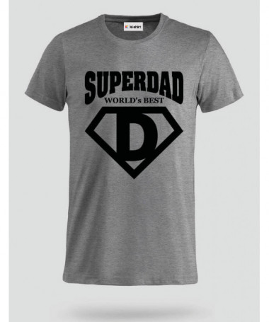 Super Dad T-shirt Basic Uomo