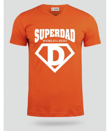 Super Dad T-shirt Scollo V