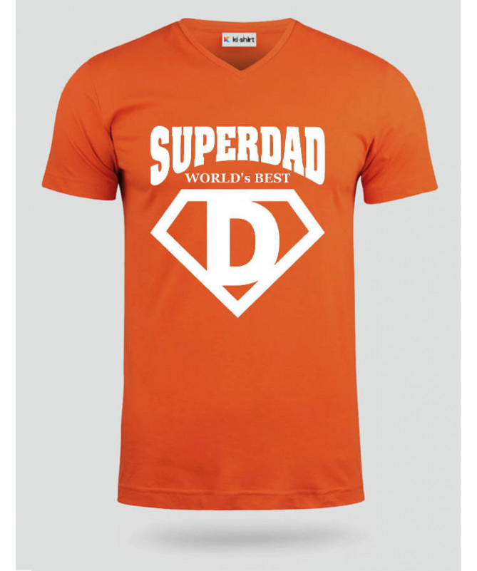 Super Dad T-shirt Scollo V