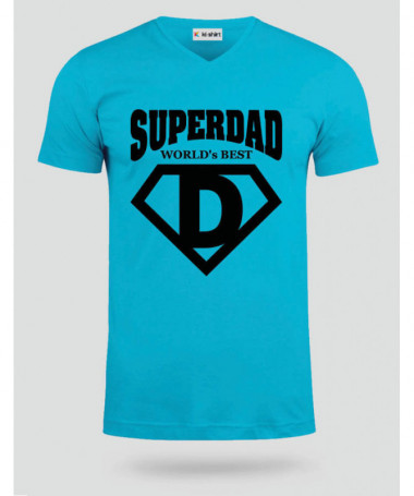 Super Dad T-shirt Scollo V