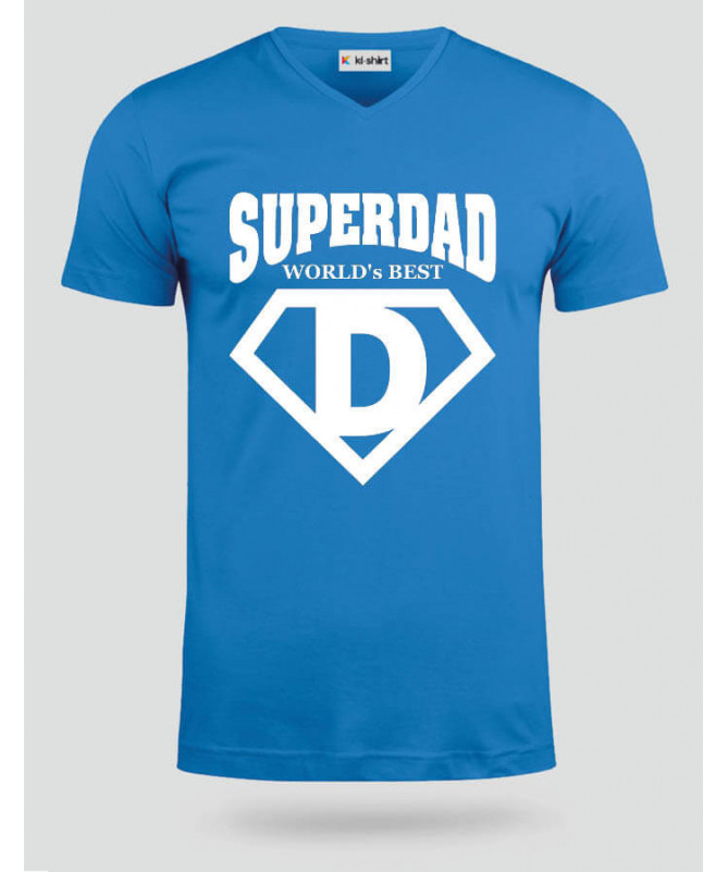Super Dad T-shirt Scollo V