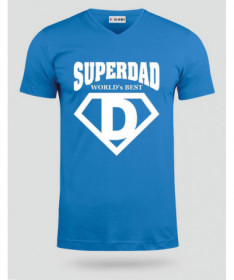 Super Dad T-shirt Scollo V