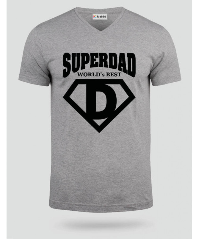 Super Dad T-shirt Scollo V