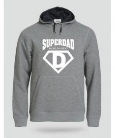 Super Dad Felpa Premium con cappuccio Uomo