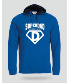 Super Dad Felpa Premium con cappuccio Uomo
