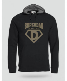 Super Dad Felpa Premium con cappuccio Uomo