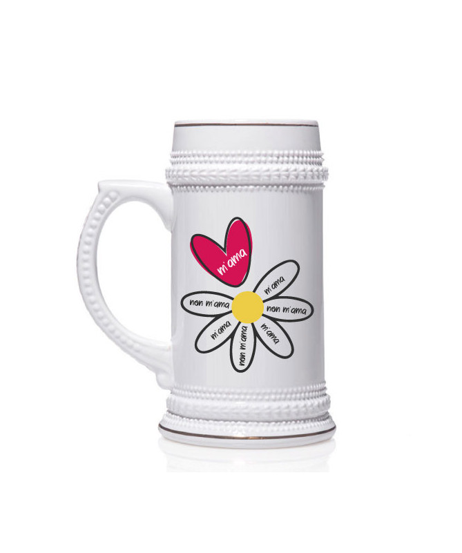 Boccale birra M'ama non M'ama