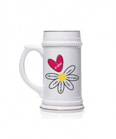 Boccale birra M'ama non M'ama