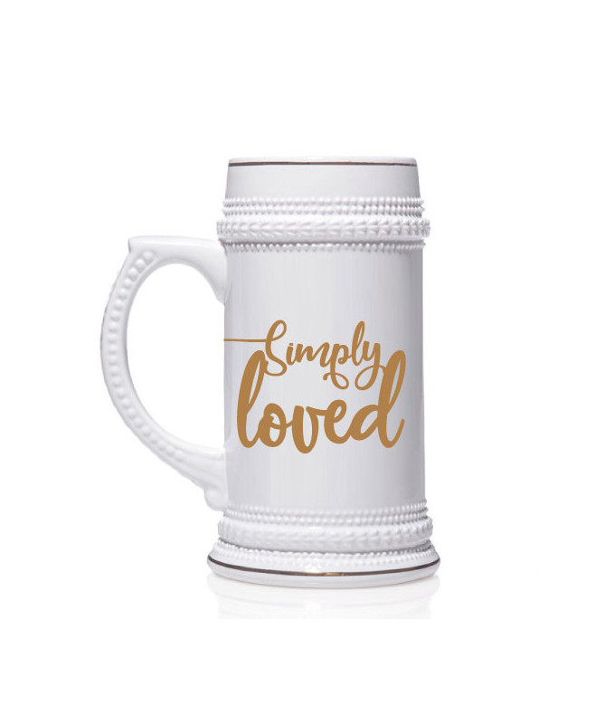 Boccale birra Simply loved