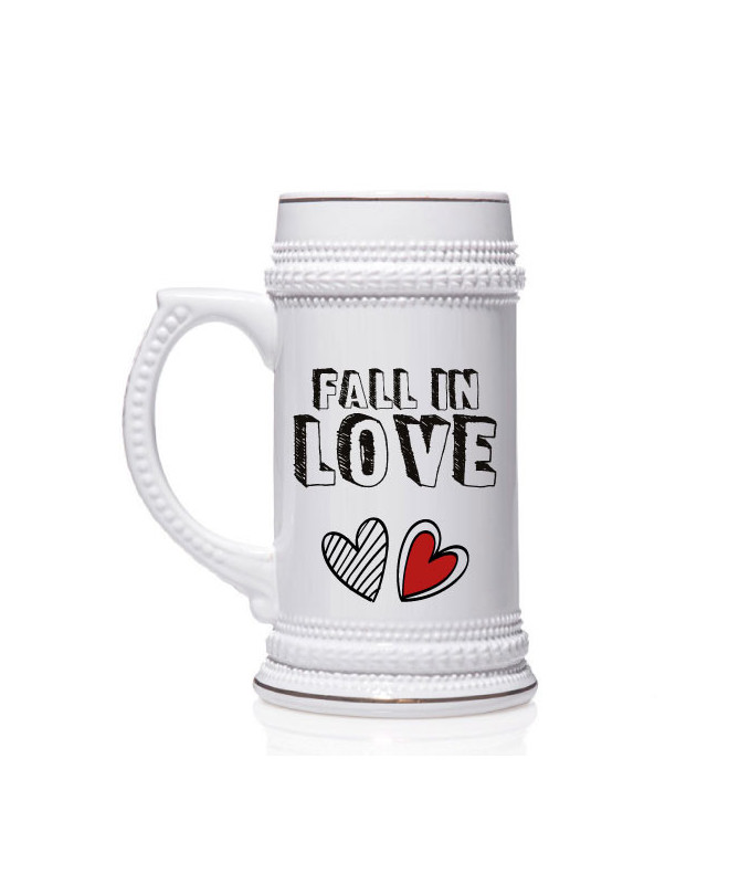 Boccale birra Fall in love