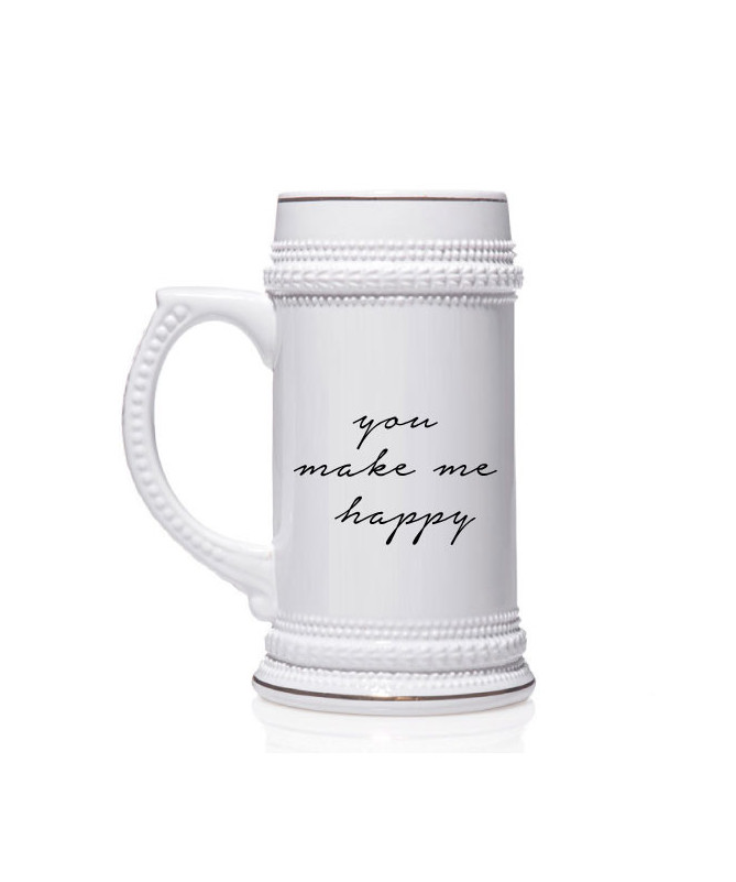 Boccale birra Happy