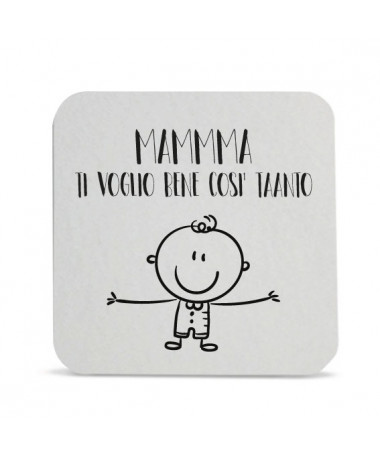 Sottobicchiere Mamma ti voglio bene