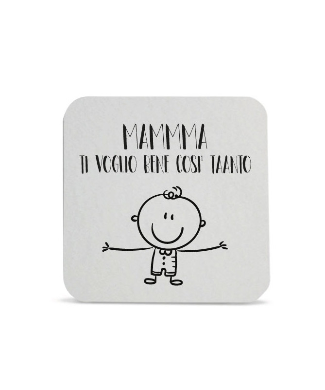 Sottobicchiere Mamma ti voglio bene