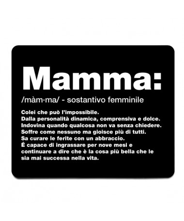 Mouse-pad Mamma definizione