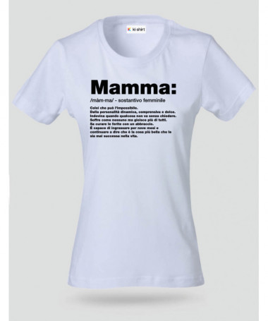 Mamma T-shirt Basic Donna