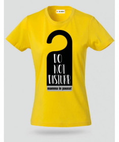 Do Not Disturb T-shirt Basic Donna