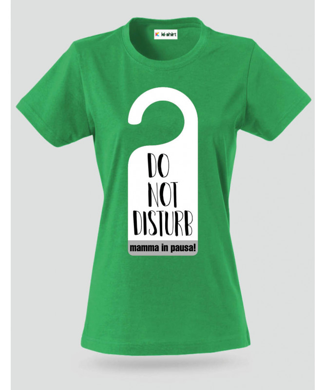 Do Not Disturb T-shirt Basic Donna
