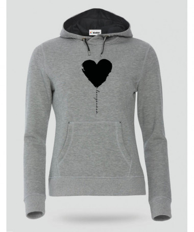 I Love you Mum Felpa Premium con cappuccio Donna