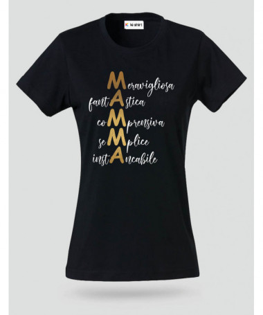 Mamma magnifica T-shirt Basic Donna