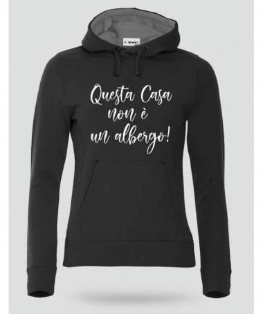 Questa casa non è un albergo Felpa Premium con cappuccio Donna