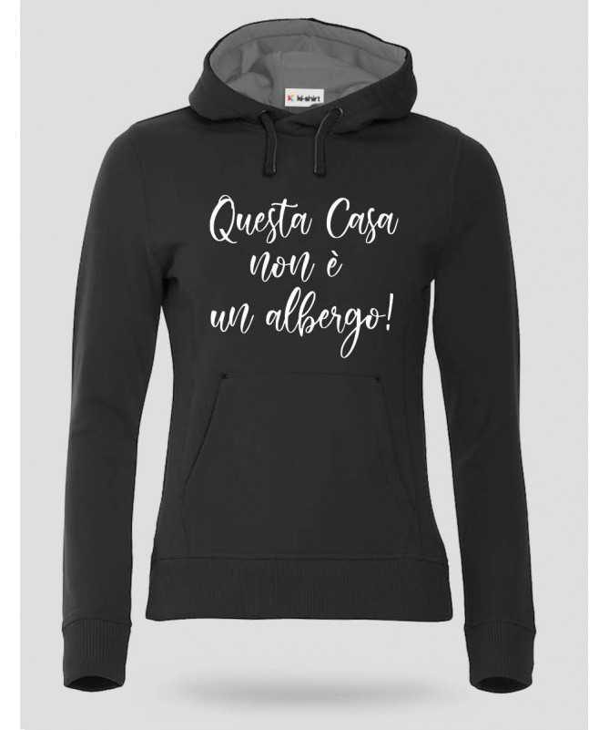 Questa casa non è un albergo Felpa Premium con cappuccio Donna