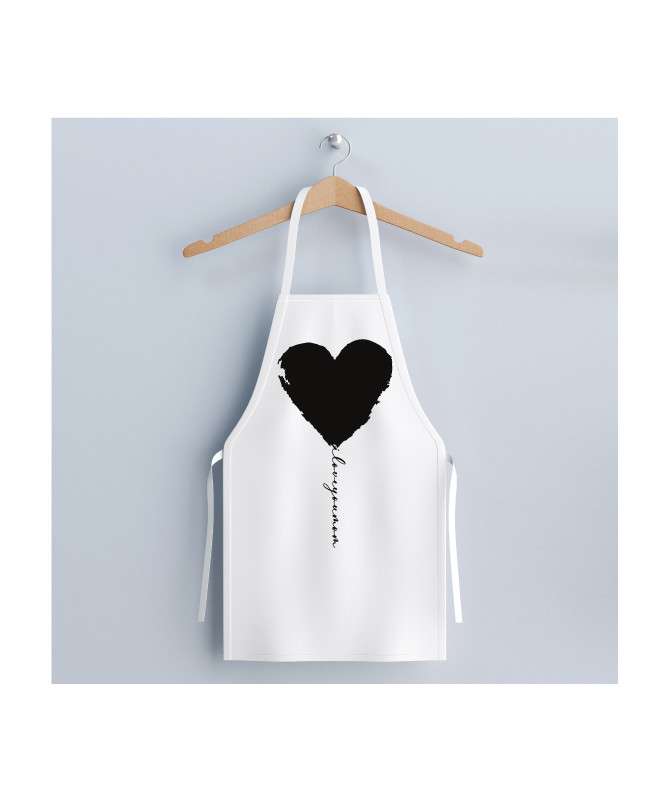 ki-shirt.com Grembiule Cuore I love you mum