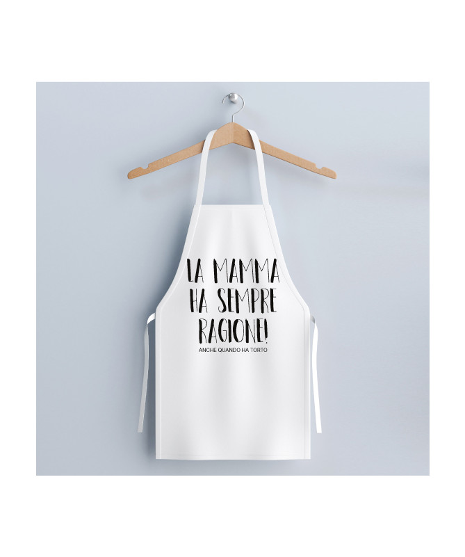 ki-shirt.com Grembiule La mamma ha sempre ragione