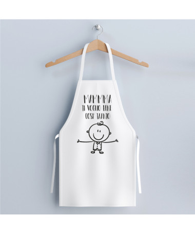 ki-shirt.com Grembiule Mamma ti voglio bene