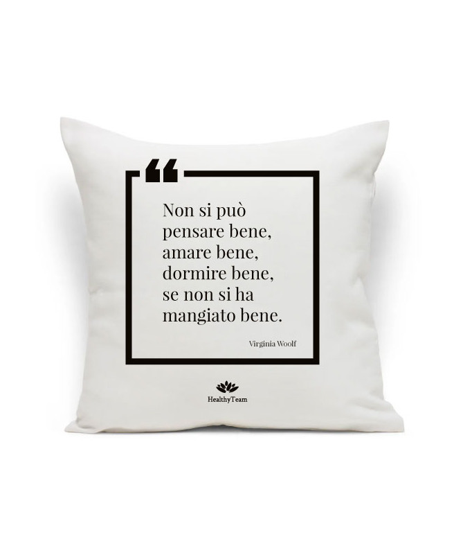 Cuscino Mangiare bene