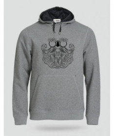 Biscotti Babbo Natale Hipster Felpa Premium con cappuccio Uomo