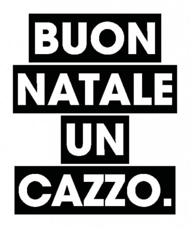 Buon Natale un cazzo T-shirt Scollo V