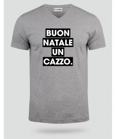 Buon Natale un cazzo T-shirt Scollo V