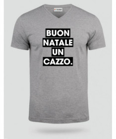 Buon Natale un cazzo T-shirt Scollo V