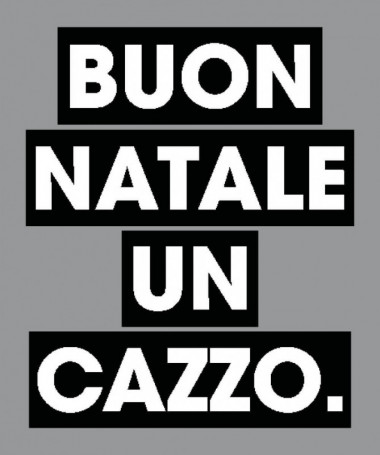 Buon Natale un cazzo Felpa Premium con cappuccio Donna