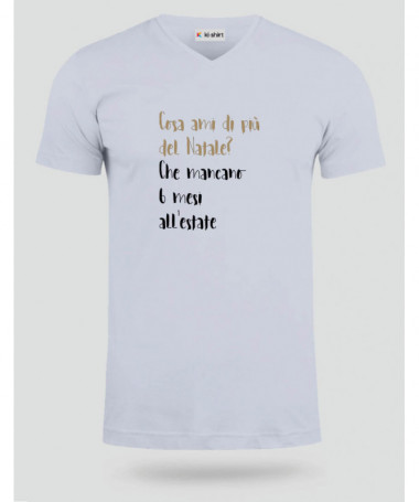 Cosa ami del Natale T-shirt Scollo V